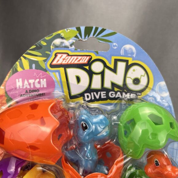Banzai Dinosaur Dive Eggs – 18 Piece Underwater Pool Set Kids Water Toy 2pc LOT - Picture 5 of 11